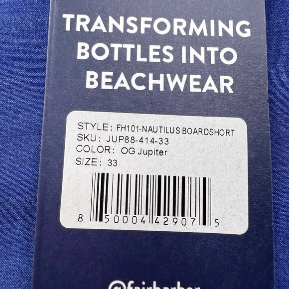 NEW Fair Harbor OG Jupiter Colorblock Nautilus Board Shorts Men’s Size 33 - Picture 5 of 15